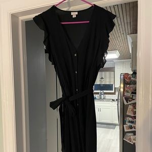 Never worn black button dress!